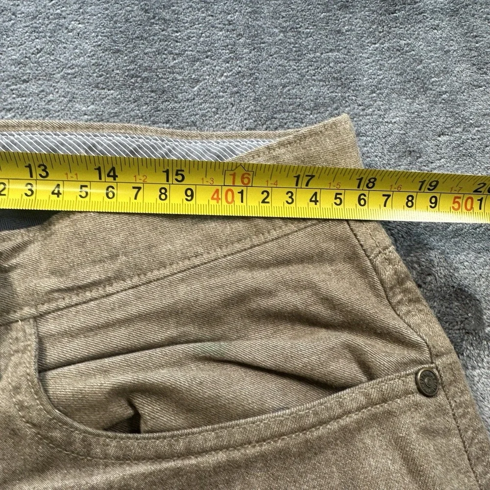 Johnston Murphy‎ Regular Fit Mens 36x32 Khaki Chinos Pants Pima Cotton Stretch
